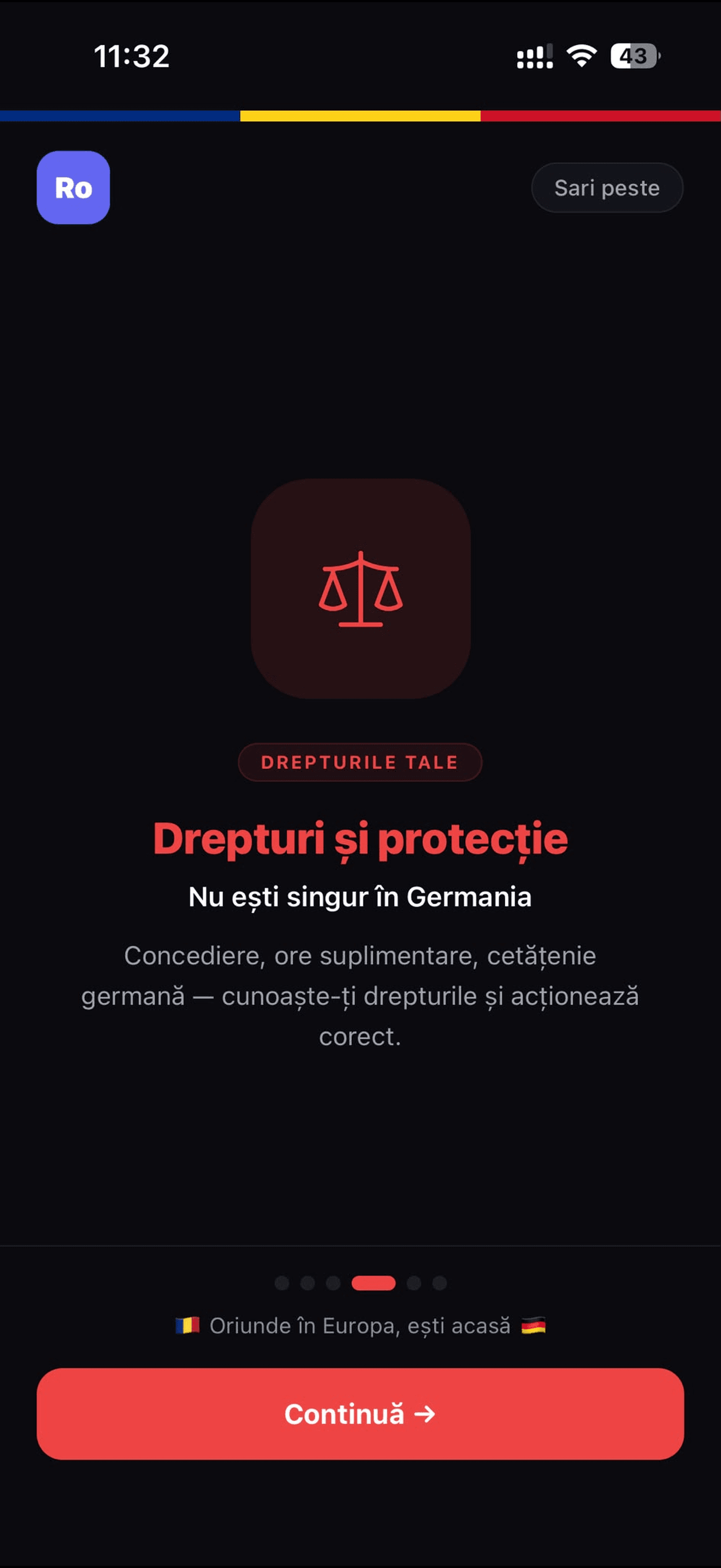 Ecranul RoCenter Assist despre drepturi și protecție în Germania